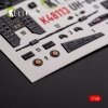 KELIK K48113 UH-60A Black Hawk - Type 1 interior 3D decals for ICM kit 1/48